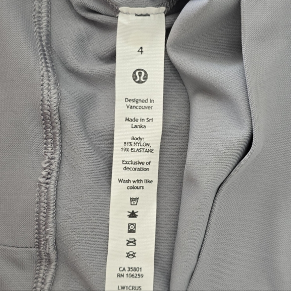 Lululemon SenseKnit Running Tank Top - Size 4 - Grey - Picture 10 of 10